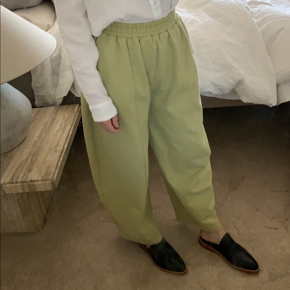 SOLD Ilana Kohn Terry Abe Pants Reed Green XS - Picture 7 of 7
